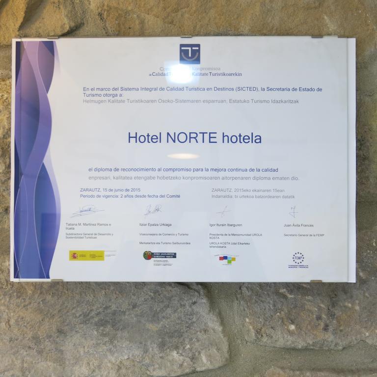 Hotel Norte Зараутц Экстерьер фото